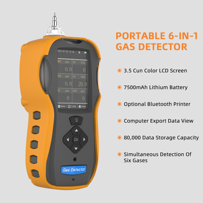Handheld Chlor Gas Detector, Toxic Gas Detector ISO9001 Certification